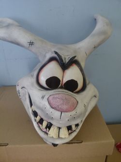 Creepy Bunny Halloween Latex Mask