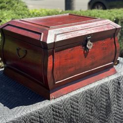 Chinese Red Lacquer Box