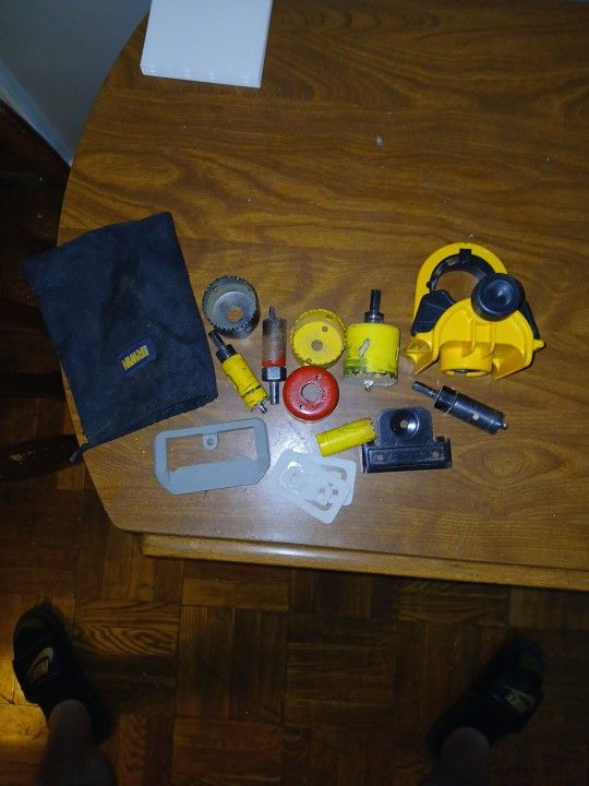 Door Knob Drilling Kit With Extra Bits