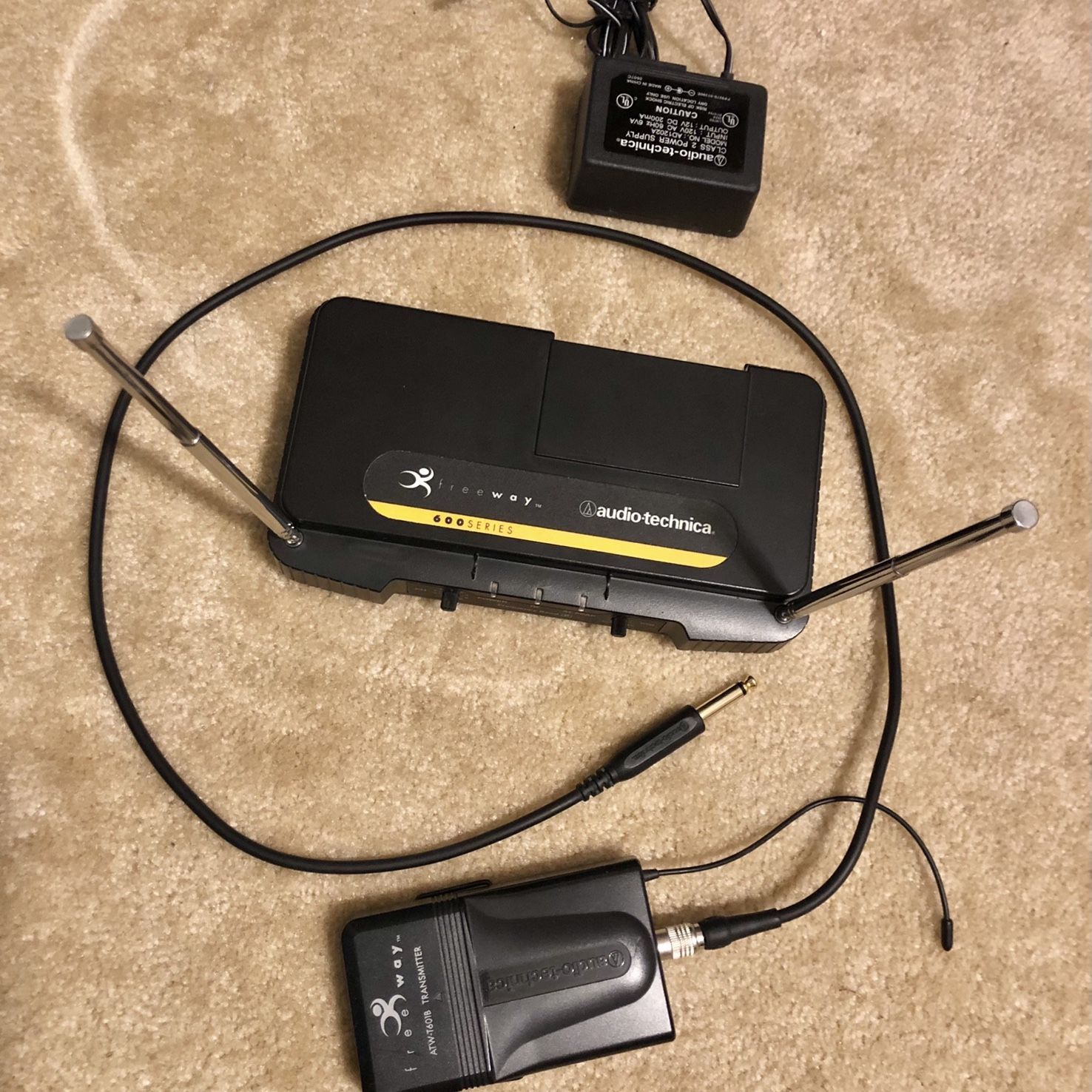 Audio Technica Guitar Wireless System Works Great Shape