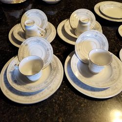 Vintage Home Beatiful Ma201 Misty Blue 21 Piece