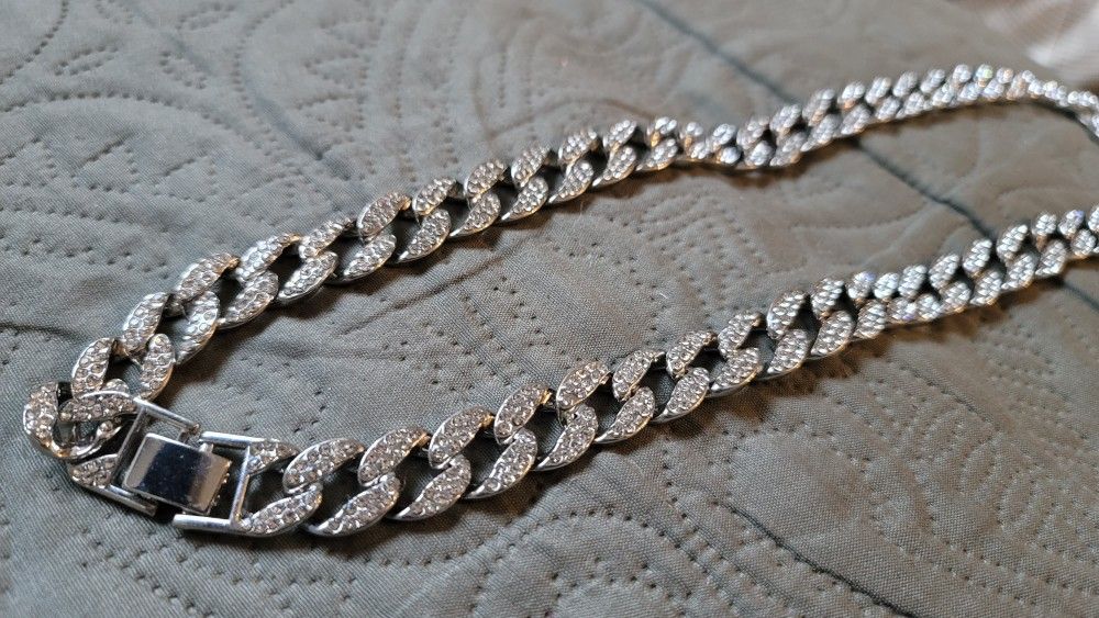Bling Chain Silver Plated (Unisex)