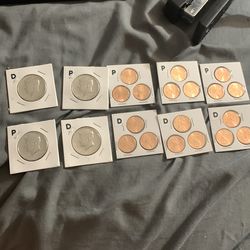 2025D three-piece one cent set last year of the penny