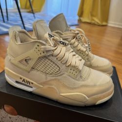 Jordan Retro 4s Off White  
