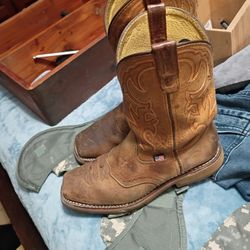 Nice Pair Of Double H Boots 