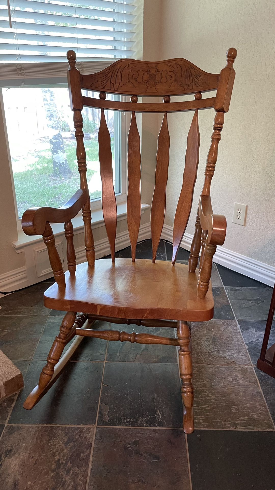 The Jefferson Wooden Rocking Chair 