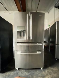Stainless Steel 4-Door French Door Refrigerator