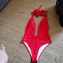 Red Bathing Suit-XL