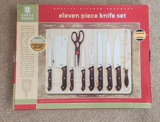 Chefs Basics 11 Piece Knife Set New