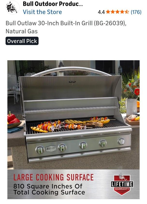 Bull BBQ 30"