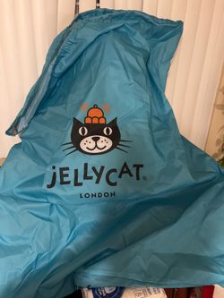 JELLYCAT - BASHFUL BLACK & CREAM PUPPY - GIGANTIC