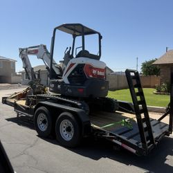 Mini Excavator Bobcat E35 / jackhammer /trailer