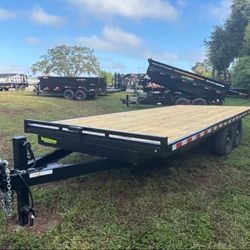 New 2026 Worldwide 8.5 x 20 flatbed trailer 14k gvwr