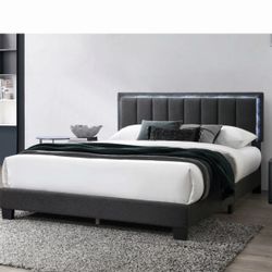Queen Size Bed Frame With Pillow Top Mattress Included 