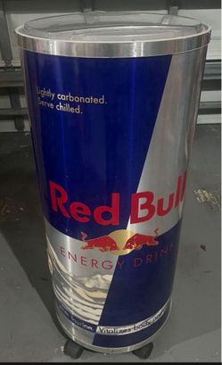 Red Bull Energy Drink Can Display 37” Cooler Wheeled Ice Chest