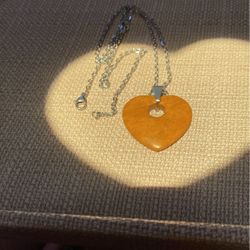 Stone Heart Pendant