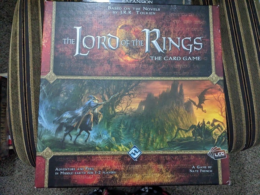The Lord Of The Rings Card Game With Lost Realm Expansion