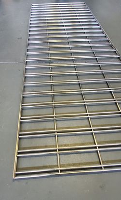 Metal Shelves sheets - Commercial Grade Quality! Shelving Stainless Steel Panels GridWall Panels - Multi-Use Size 6Feet x 2 Feet DISPLAY