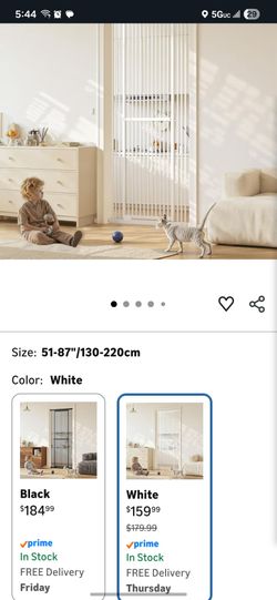 Extra tall pet gate, NEW