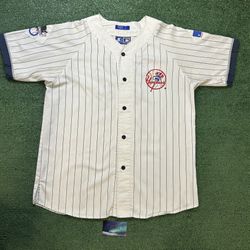 Vintage 1990s Starter New York Yankees pinstripe jersey