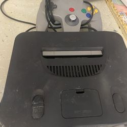 Nintendo 64 And Controller 