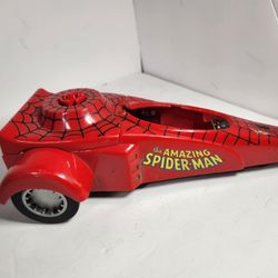 Vintage 1990 The Amazing Spider-Man Dragster Car 90's Marvel Toy Biz Vehicle