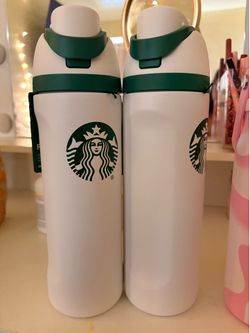 White new Starbucks cups