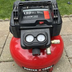 6 Gallons Porter Cable Compressor