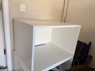 White ikea boxes