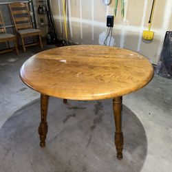 Wood Table w/ 4 Chair