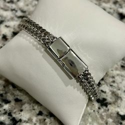 NEW stainless steel tarnish resistant link bracelet