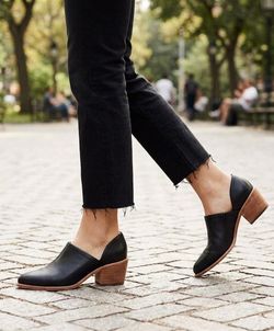 Madewell Brady Leather Lowcut Ankle Booties