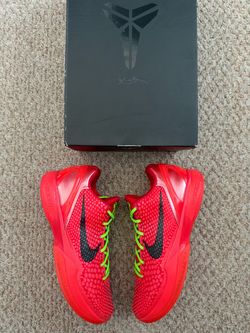 (Worn 2x)🧼 Nike Kobe 6  “Reverse Grinch” size 14❤️‍🔥