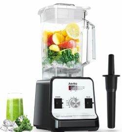 Aeitto Blender, Blenders for Kitchen with 1500-Watt Motor, 68 Oz Large Capacity, Professional Countertop Blenders for Ice Crush, Frozen Drinks (Silver