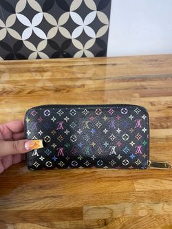 Louis Vuitton monogram canvas multi color zippy wallet