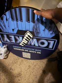Table top from the now closed LOWKEY PIANO BAR