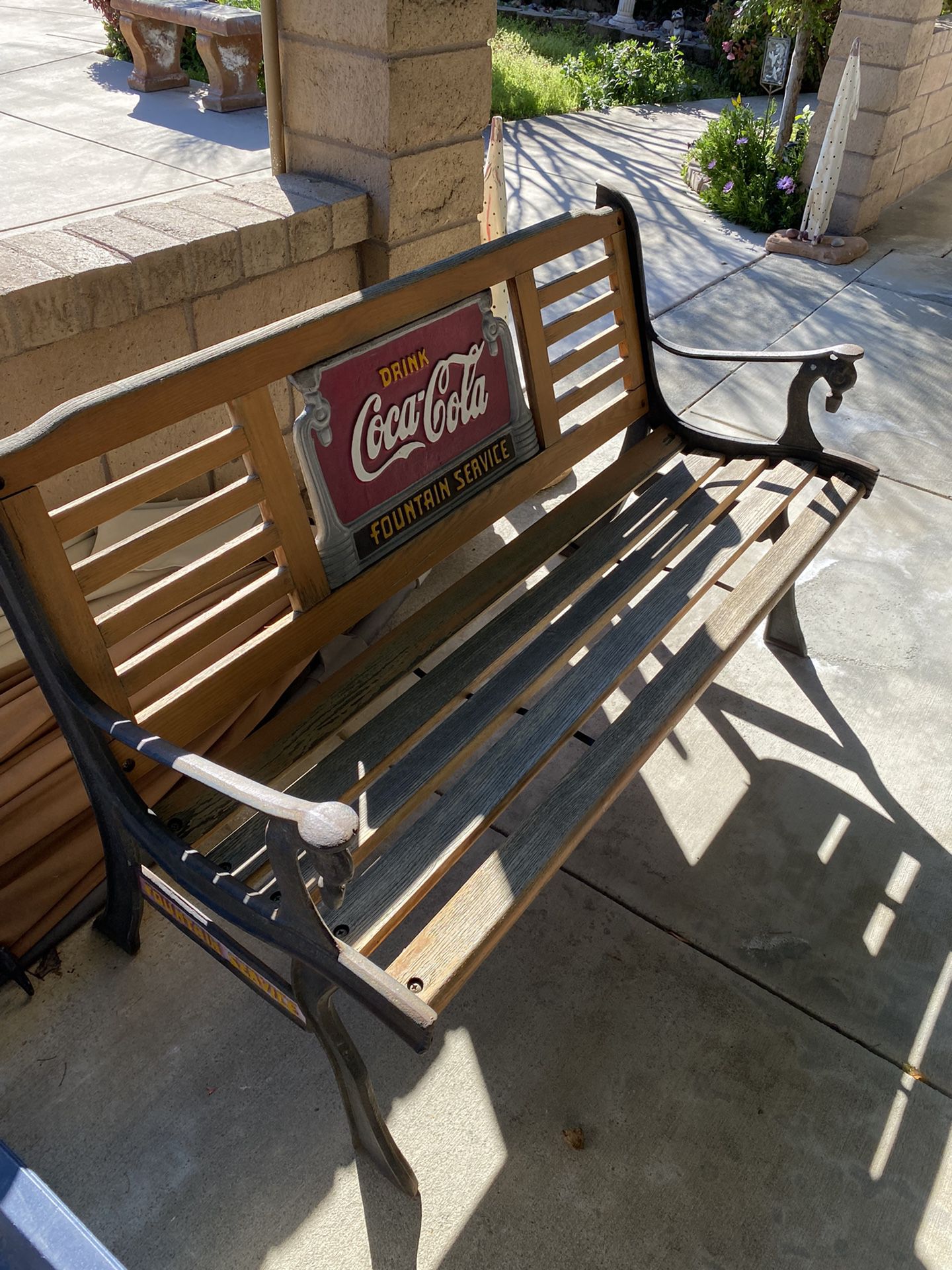 Coca-Cola Furniture Bench And Chair 