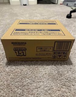 Pokémon Card 151 Japanese Booster Box Case