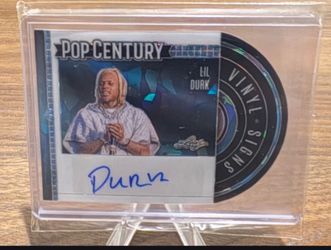2024 Leaf Vinyl Signs Lil Durk Autograph #'d 1/5