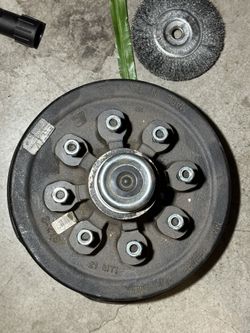 Lippert Components - 814204 12" Brake Hub Assembly, 8 on 6.5"; 9/16" Stud - 7,000 lbs.