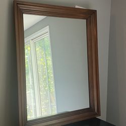 Large Dresser Mirror Real Wood