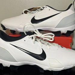 Brand New Nike Force Trout 9 Keystone White Baseball Cleats Size 7