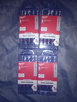 Milwaukee Carbide Shockwave Multi-Material Drill bit ki (5-Piece)
