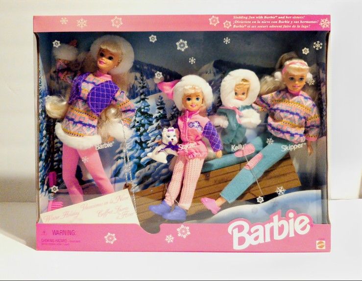 Winter Holiday Barbie Gift Set, 15645/1995