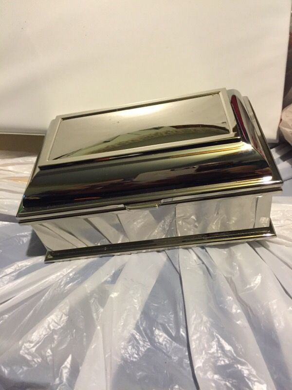 Silver Plated Jewelry Box