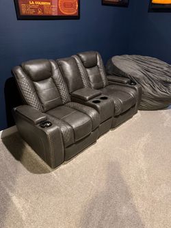 Dual Reclining Movie Chairs
