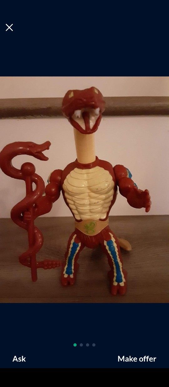 1986 MOTU Rattlor Action Figure