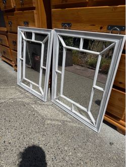 Windowpane mirrors