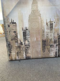 London Cityscape Canvas Wall Art