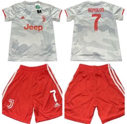 Juventus FC Cristiano Ronaldo Boys Jersey Set With Shorts
